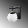 Opviq Zahar - 13113 Lámpara de pared Negro, Antiguo y Blanco